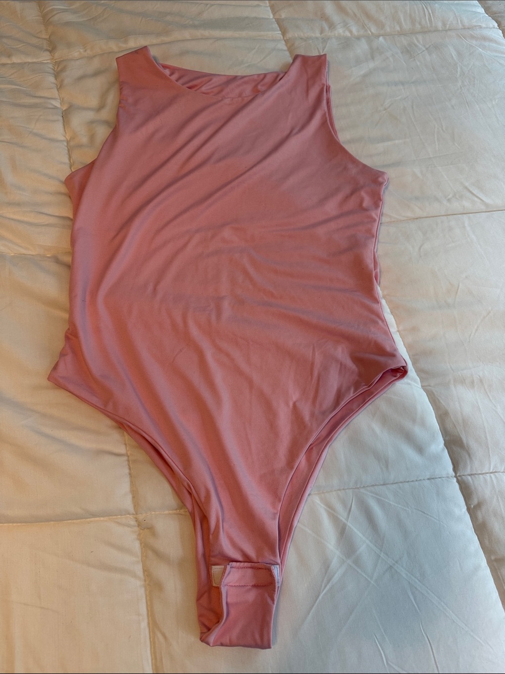 Women's Sleeveless Bodysuit - Dusty Pink size xl Amazon